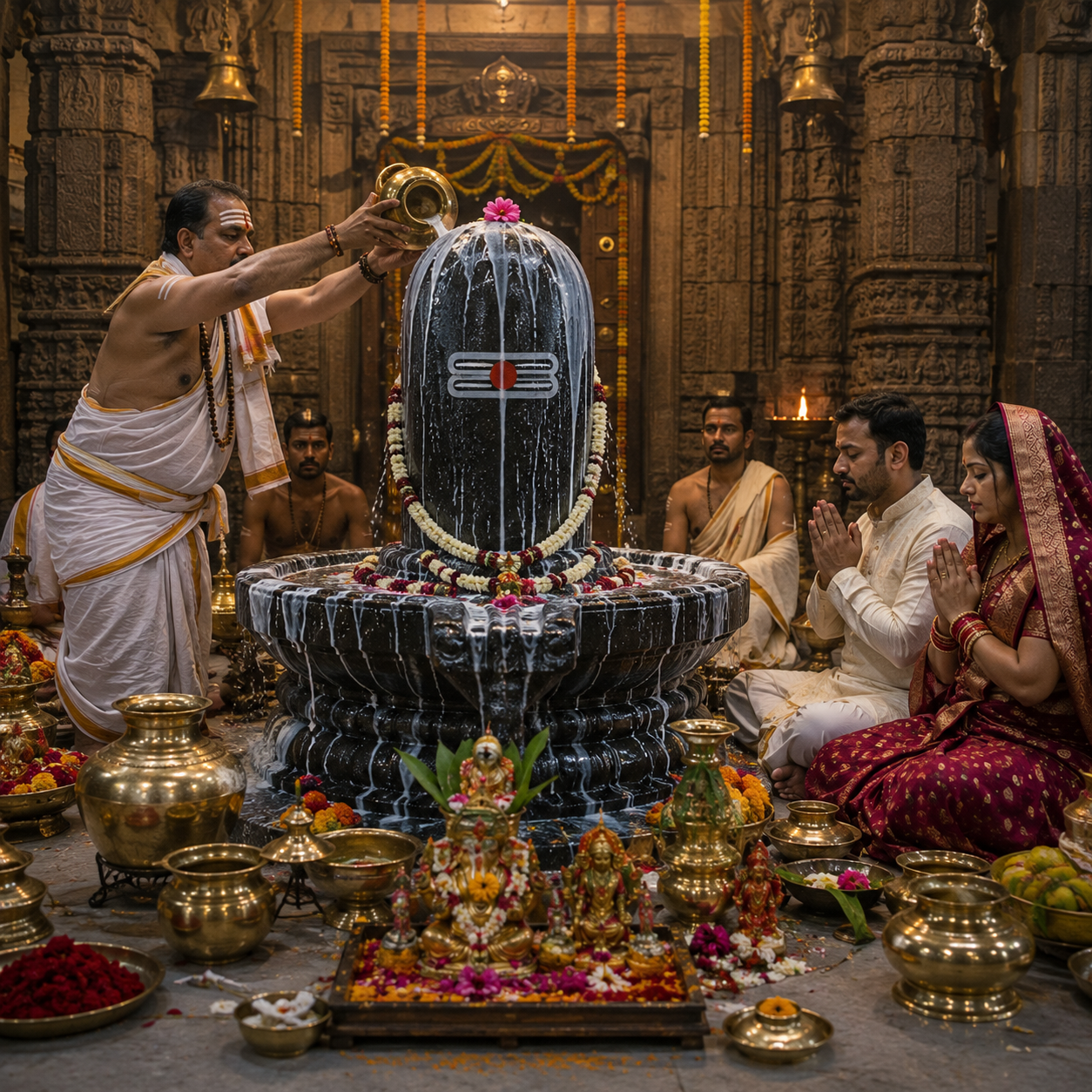Rudrabhishek Shivling Puja